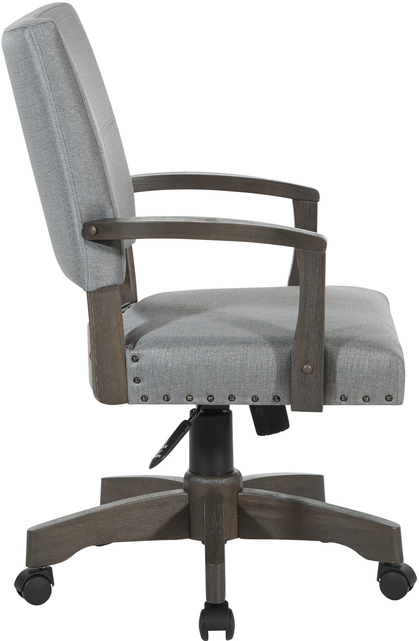 Office Star Santina Bankers Chair [111AG] - Ergonomic Swivel Office Chair with Adjustable Height for Home & Business Workspaces