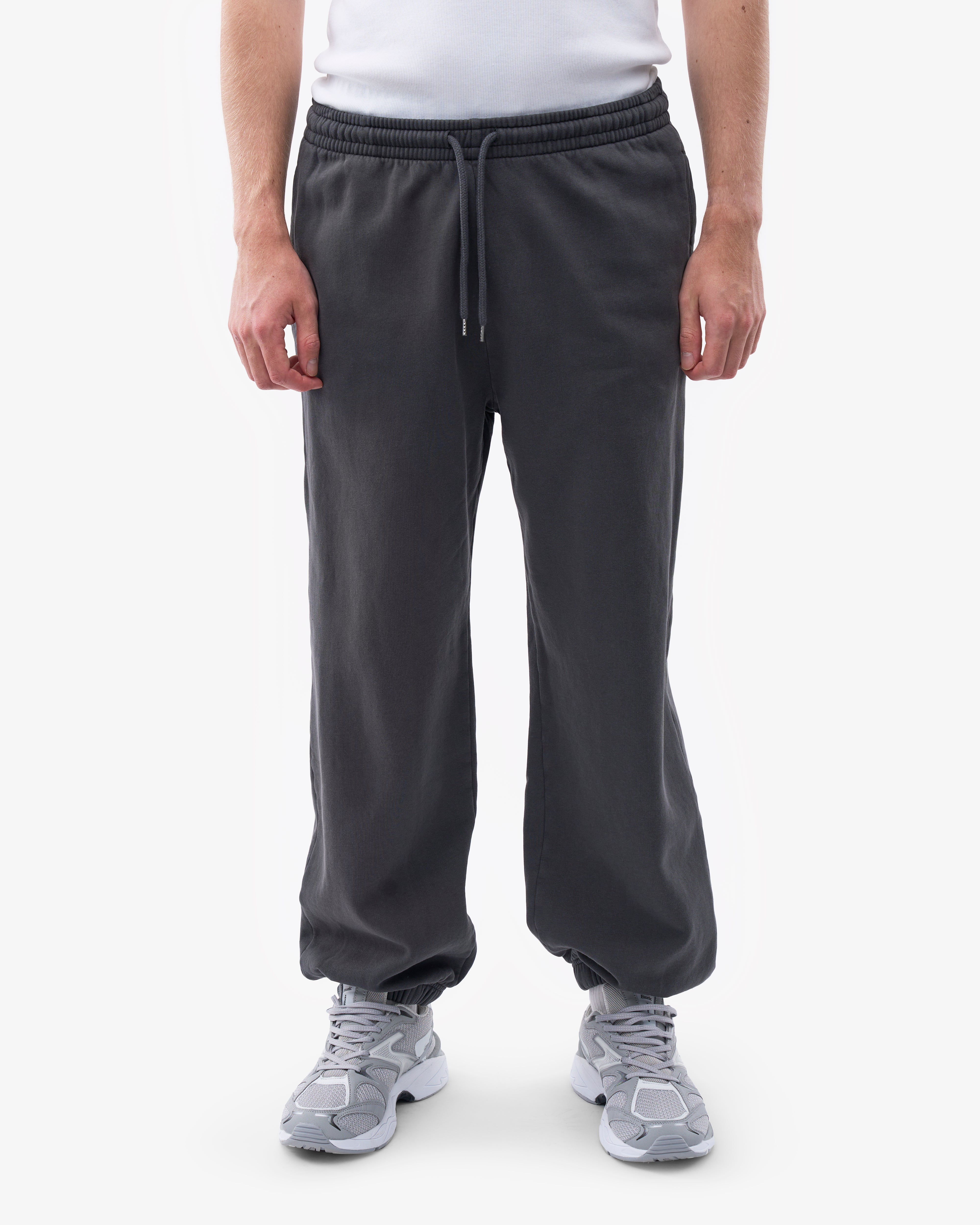 Organic Relaxed Sweatpants for Women - Soft Lava Grey Cotton Joggers | Lounge, Yoga & Home Comfort Wear