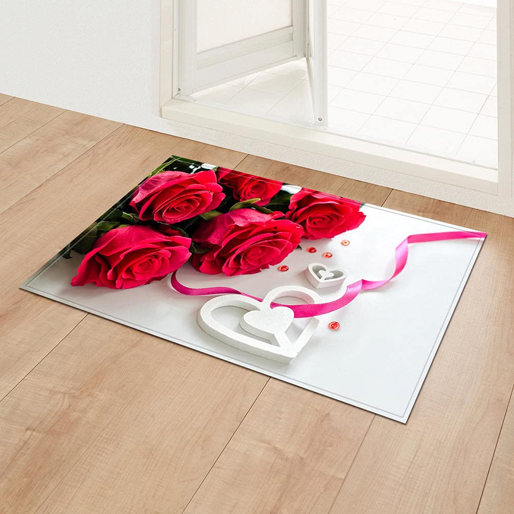 Non-Slip Doormat 50x80cm - Waterproof Kitchen & Bathroom Floor Mat for Home, Living Room, Bedroom - Holiday Decor for Christmas Halloween New Year - Perfect Housewarming Gift for Home Decor & Entrance Safety