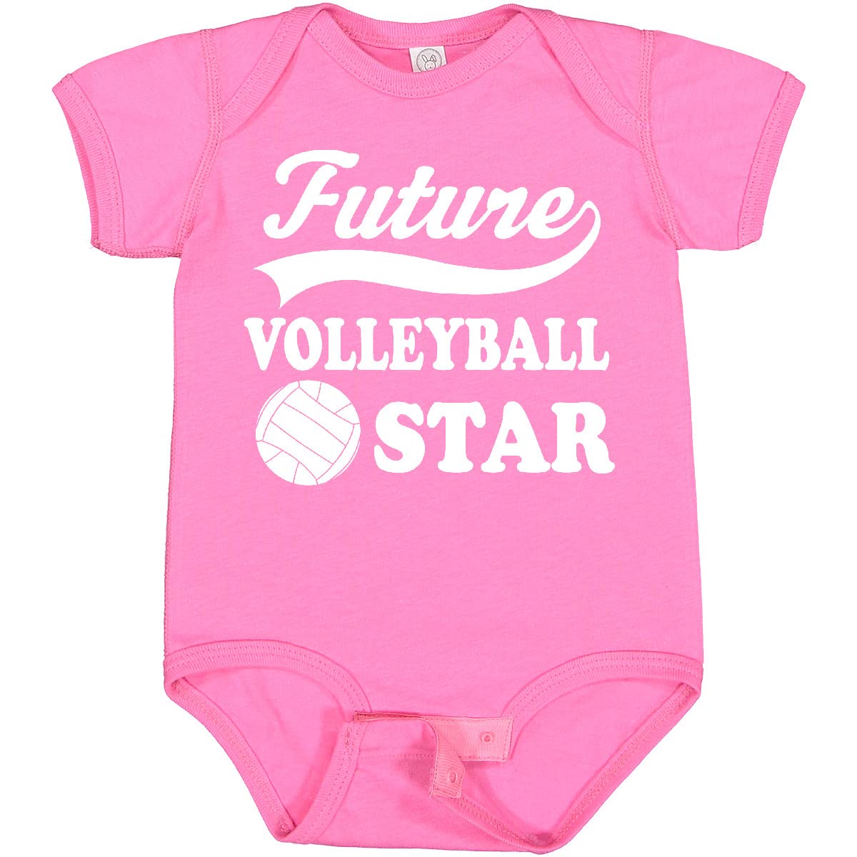 Inktastic Future Volleyball Star Baby Bodysuit - Soft Cotton Infant Sports Onesie for Boys & Girls - Perfect for Playtime, Team Spirit & Sports Enthusiast Gifts