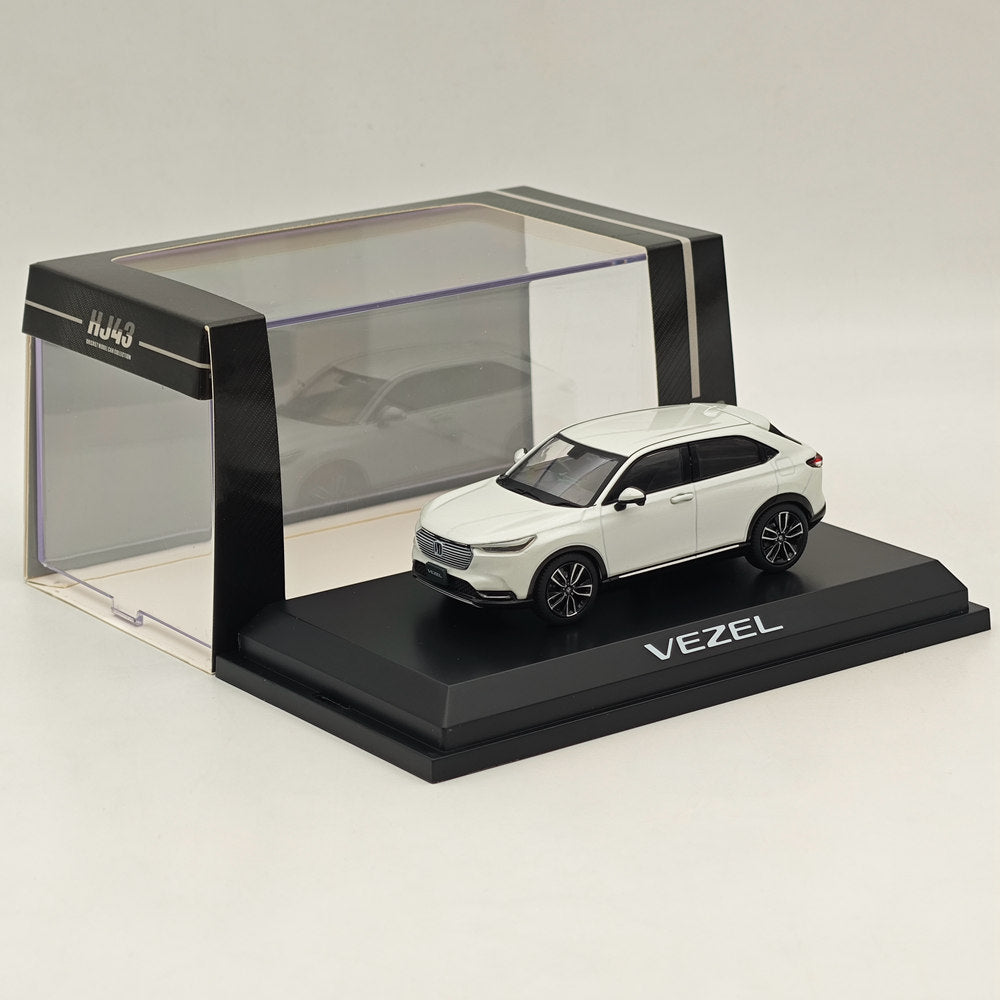 1/43 Scale Honda VEZEL Platinum White Pearl Diecast Model Car - Collectible Miniature Vehicle for Display, Gifts & Car Enthusiasts
