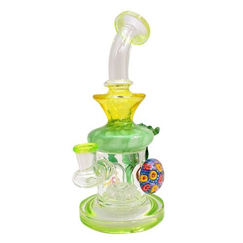 Premium Glass Seahorse Dab Rig - 10mm Joint, Thick Borosilicate Glass, Handmade Water Pipe for Concentrates - Perfect for Home Use, Gifts & Collectibles