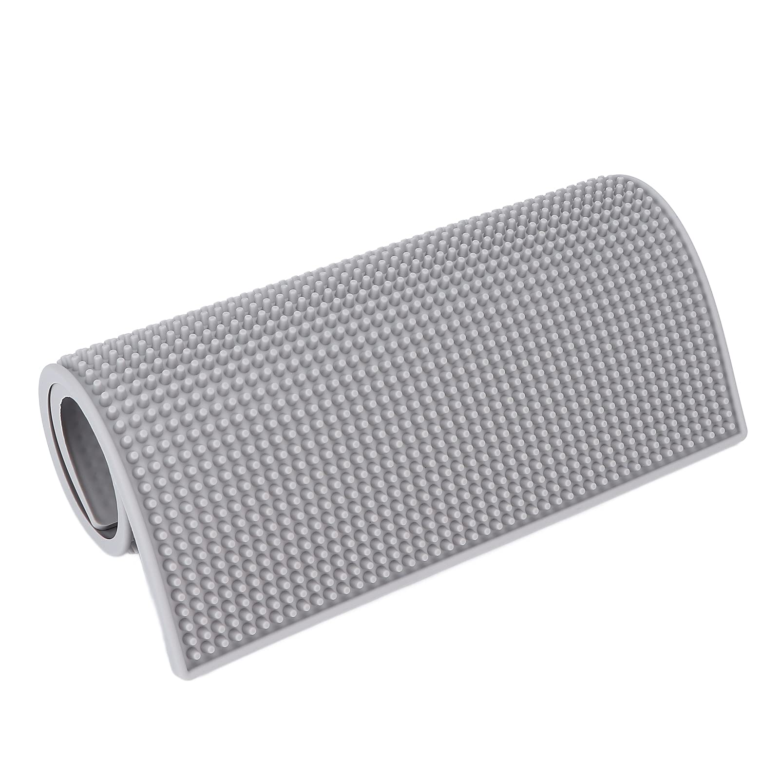 Non-Slip Heat Resistant Silicone Hairdressing Mat - Large Barber Styling Pad for Salon & Home Use, Durable Grey Hair Cutting Tools Accessory (Perfect for Haircuts, Coloring & Styling)