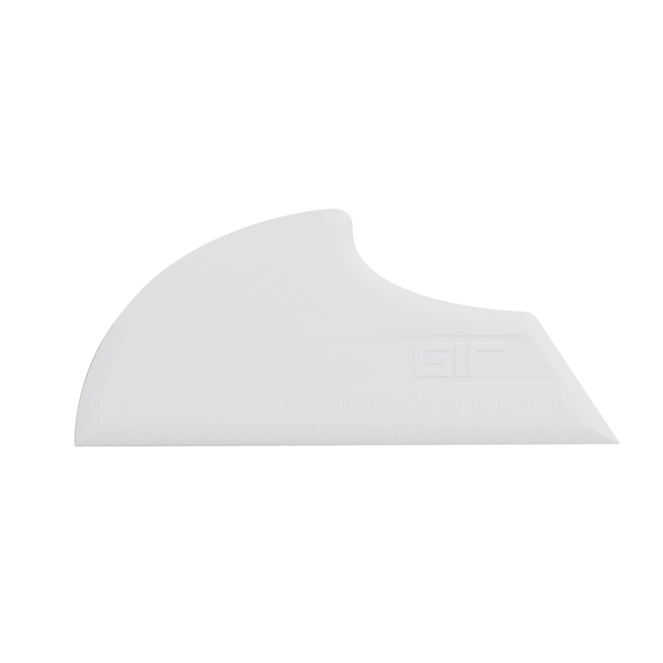Premium Silicone Pan Scraper - Heat Resistant Kitchen Tool for Dough, Pasta, Cake & Bread - 8 Inch White Baking Scraper - Ideal for Baking, Cooking & Food Prep in Home Kitchens