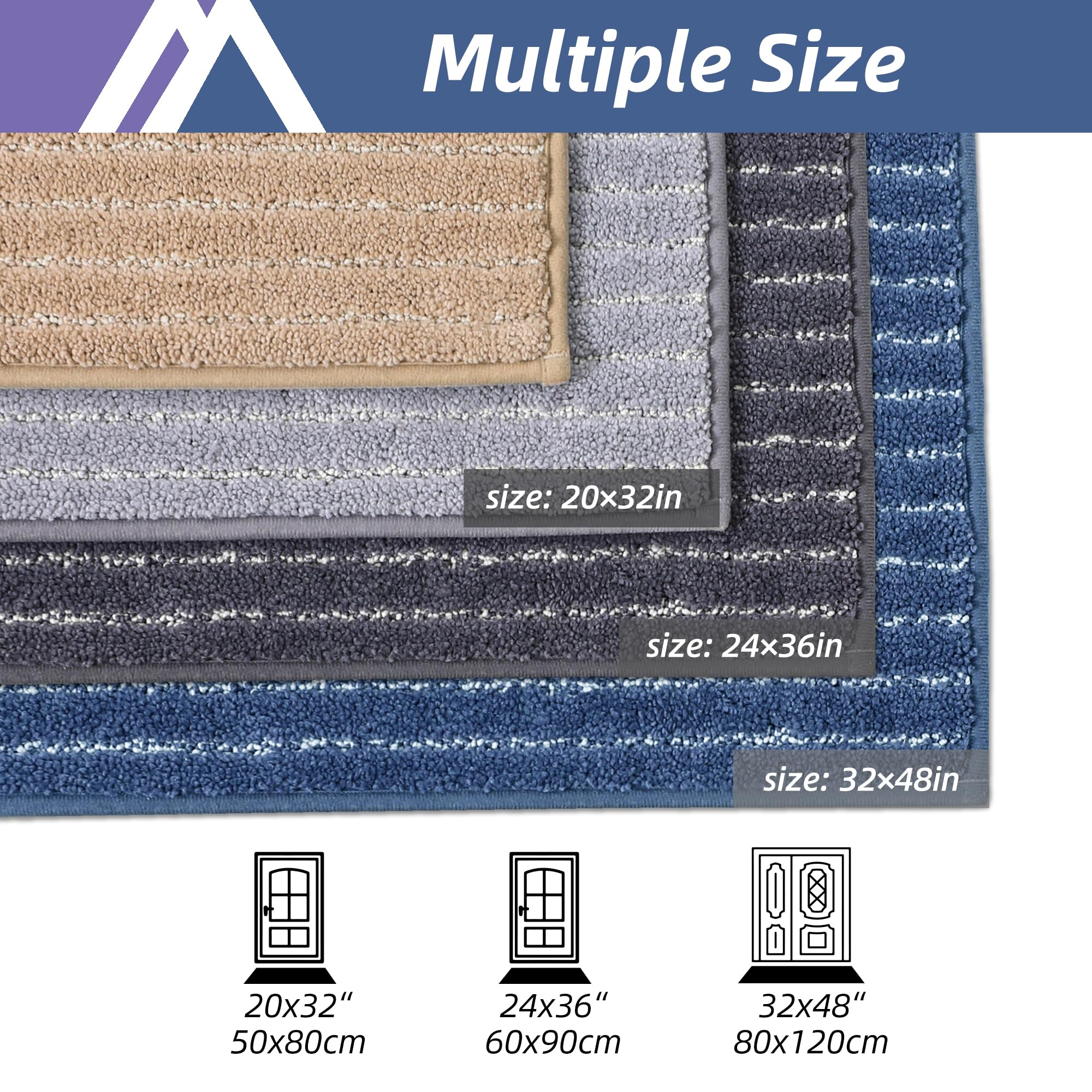 Non-Slip Washable Indoor/Outdoor Door Mat - 32