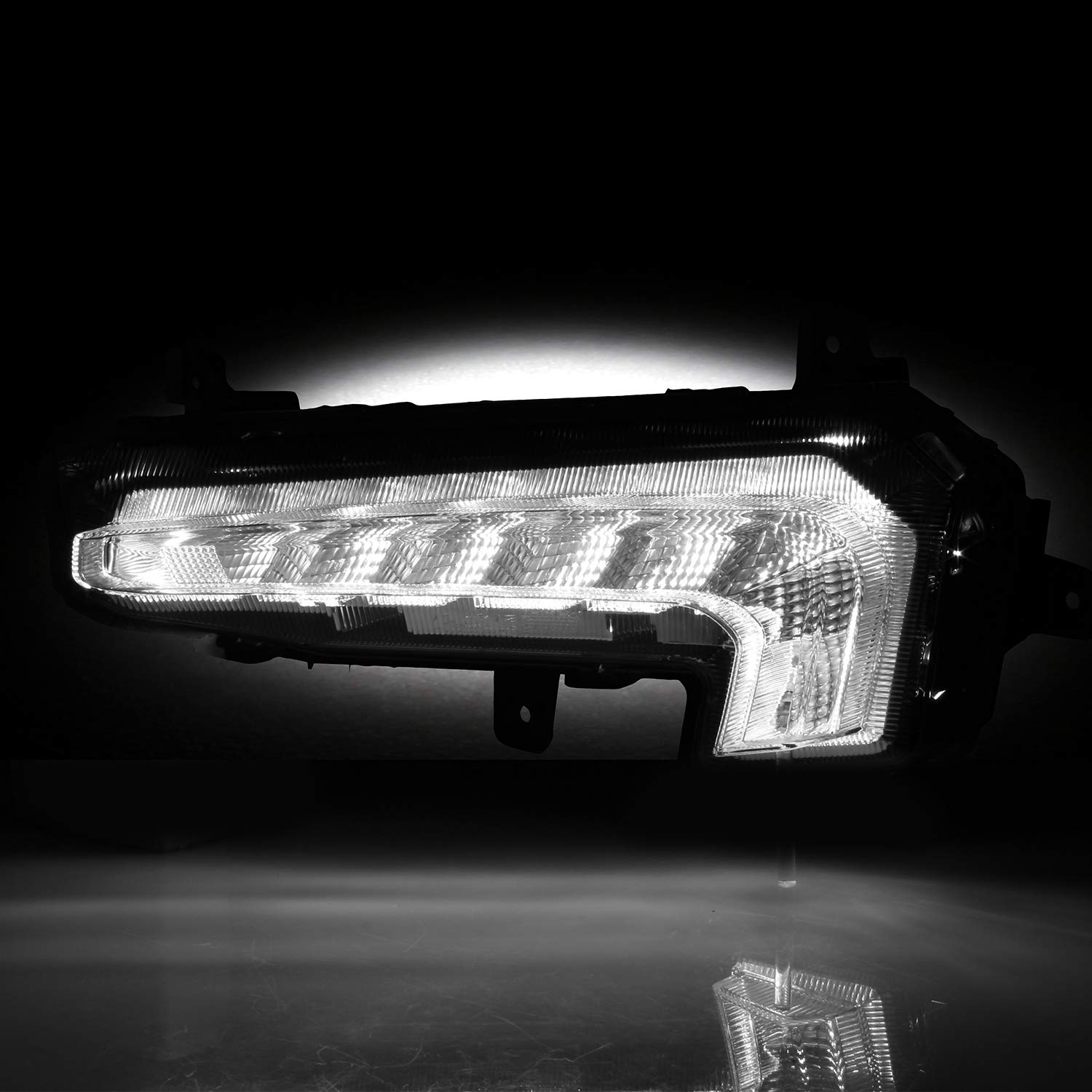 AKKON LED Fog Lights for 2016-2018 Chevy Malibu - DRL Compatible Front Bumper Driving Lamps Pair (Left Driver + Right Passenger) - Upgrade Your Night Driving Safety & Style
