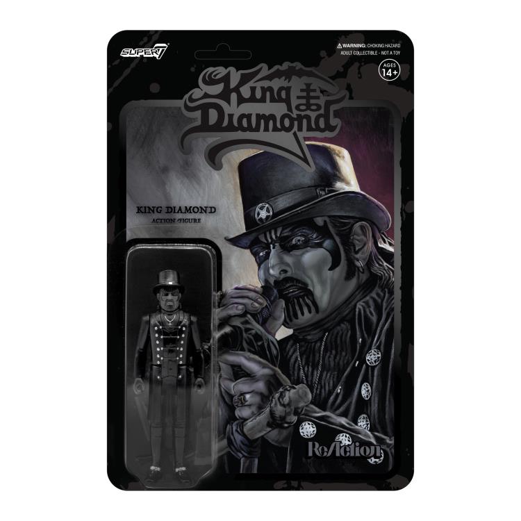 Mercyful Fate King Diamond Midnight ReAction Figure - Collectible Action Figure for Horror & Metal Music Fans
