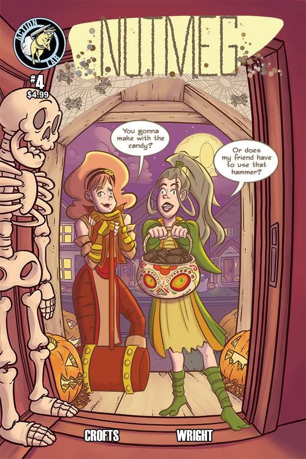 Nutmeg #4A VF/NM Action Lab Comic Book - Trick or Treat Halloween Cover | Collectible Comic for Halloween Gifts & Horror Fans