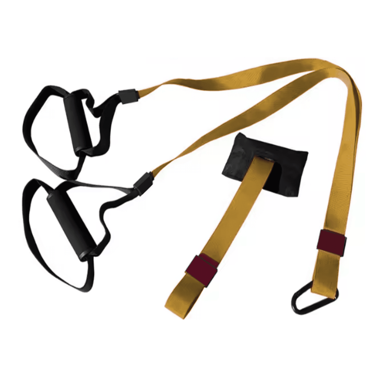 Premium Gold Home Suspension Trainer Kit - Portable Full-Body Workout Equipment for Strength Training, Yoga & Fitness - Perfect for Home Gym, Travel & Outdoor Exercise