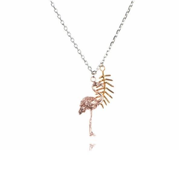 Amanda Coleman Flamingo Necklace - Elegant Silver, Gold & Rose Gold Pendant for Women | Perfect Gift for Birthdays, Anniversaries & Everyday Wear