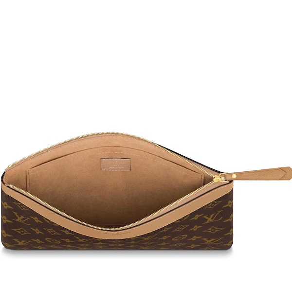 Louis Vuitton LV Monogram Canvas Daily Pouch Crossbody Bag - Perfect for Travel, Work & Everyday Use