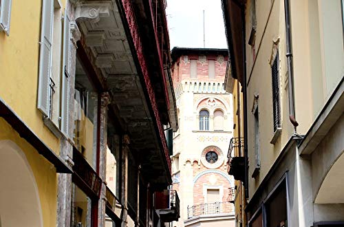 20x30 Inch Laminated Poster - Vibrant Ticino Old Town Locarno Architecture Art Print - Home & Office Wall Decor - Perfect for Living Room, Bedroom or Office Framing