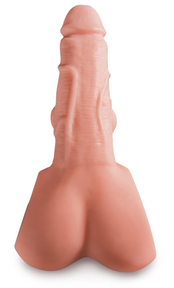 PDX Interactive Male Stroker for Enhanced Pleasure - Realistic Anal & Cock Stimulator for Solo Play & Couples Fun