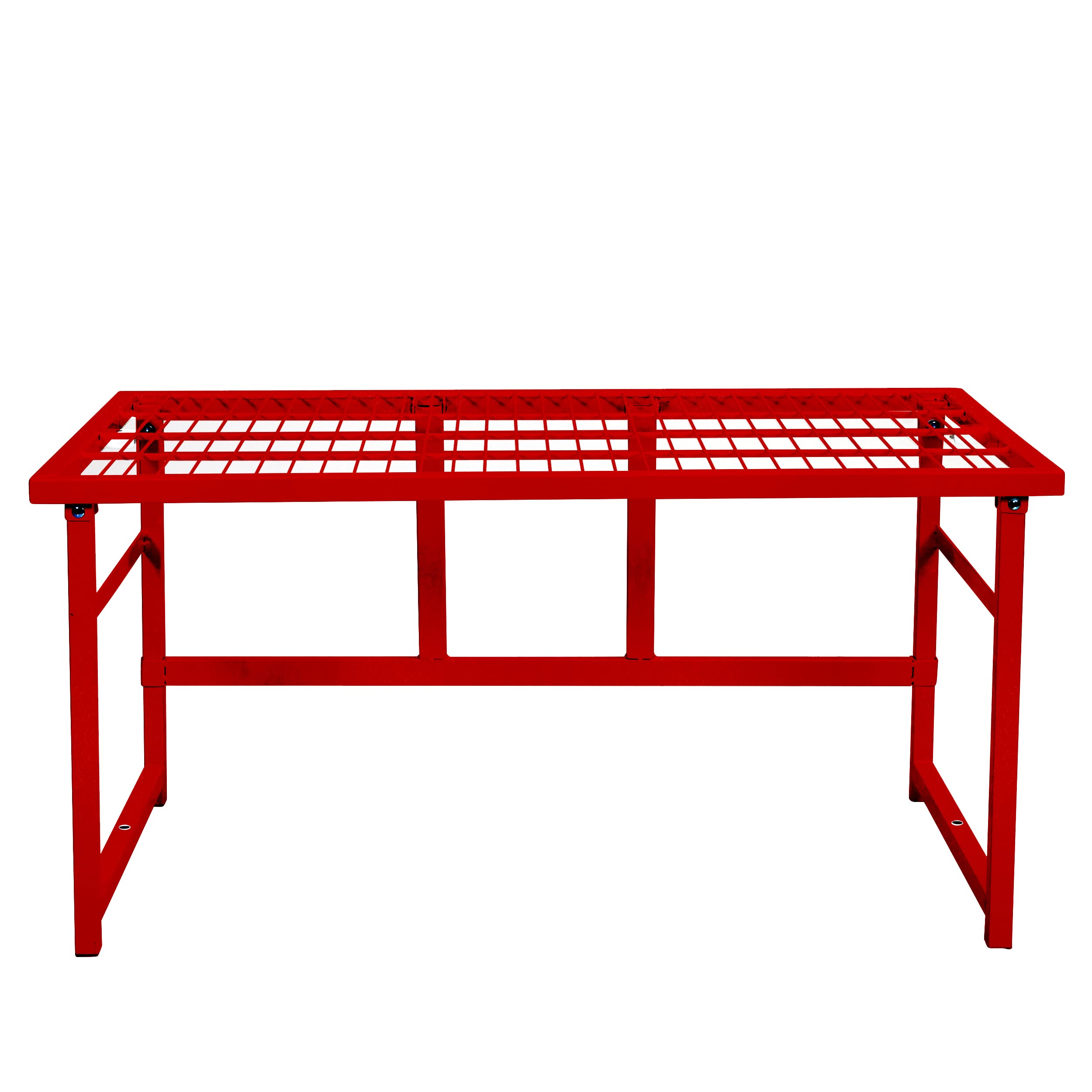 Origami R1 Heavy Duty Metal Pantry Shelves - Garage & Kitchen Storage Rack, Organizer Shelf Unit for Home Organization (Red) - Perfect for Garage, Pantry, Laundry Room & Closet Storage Solutions