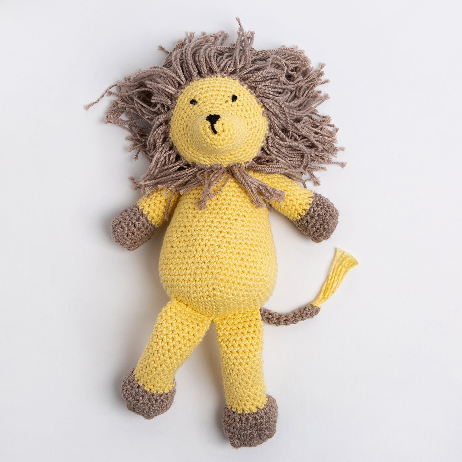 Arthur The Lion Cotton Crochet Kit - DIY Lion Amigurumi Crochet Set with Yarn & Hook - Perfect for Beginners, Home Decor, Gifts & Craft Lovers