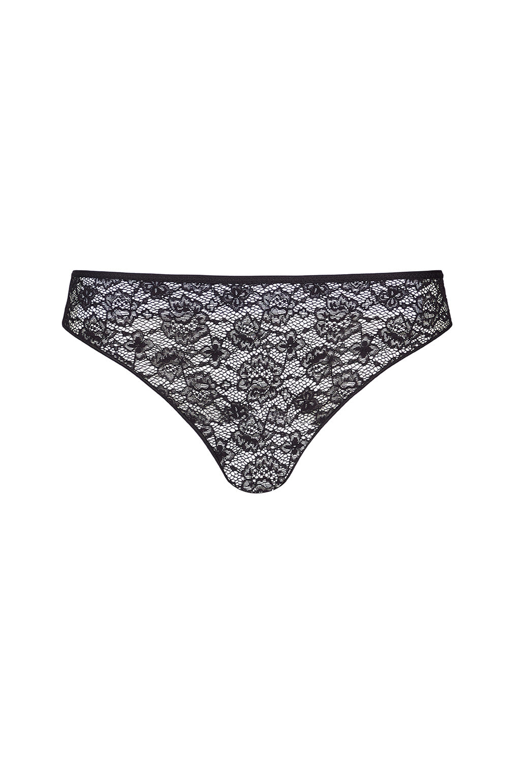 Black Lace Lo Bottom - Elegant & Comfortable Lingerie for Women | Perfect for Date Nights, Bridal Wear & Special Occasions