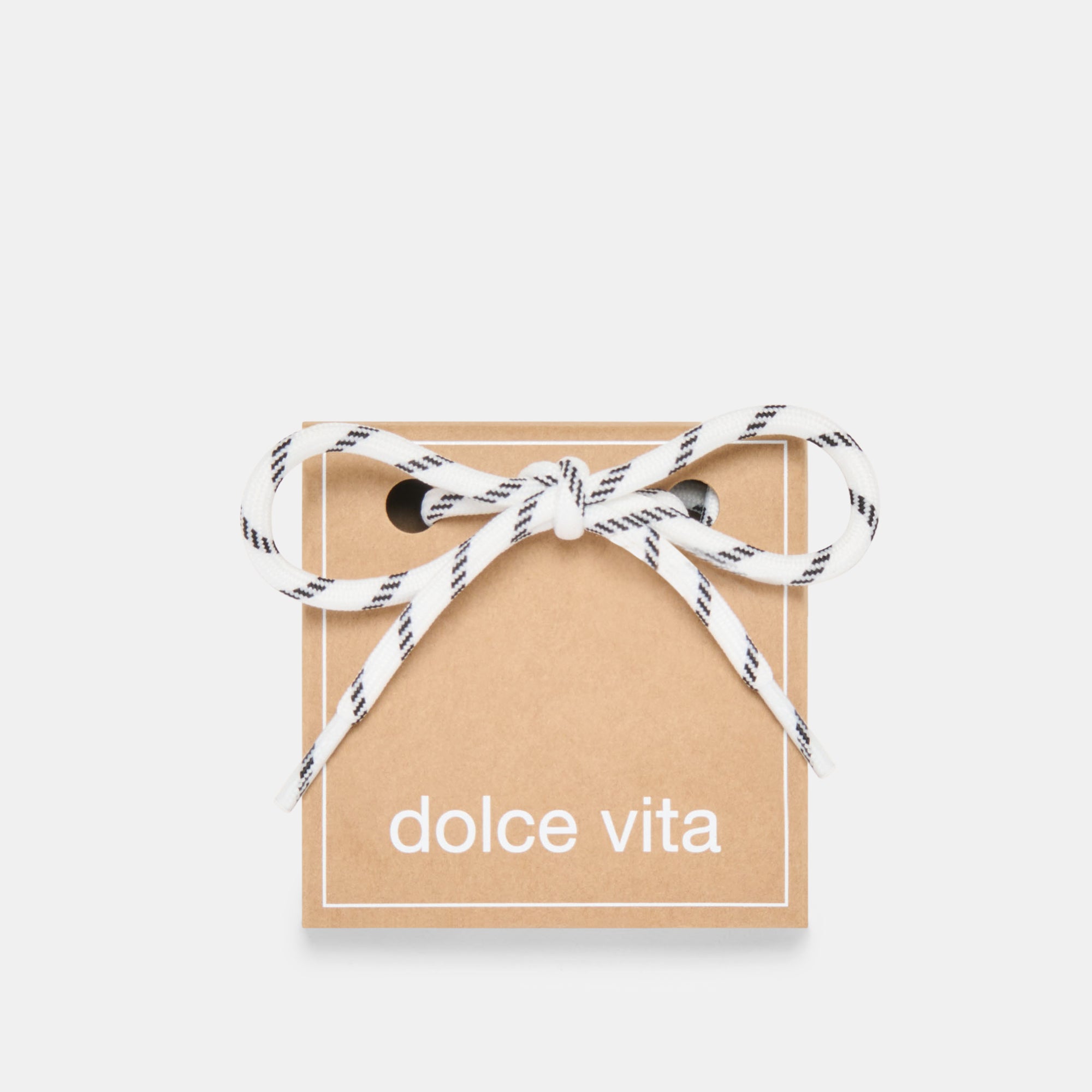 Tick Mark Cord Lace White Multi - Elegant Shoe Laces for Sneakers, Boots & Dress Shoes | Perfect for Casual, Athletic & Formal Wear