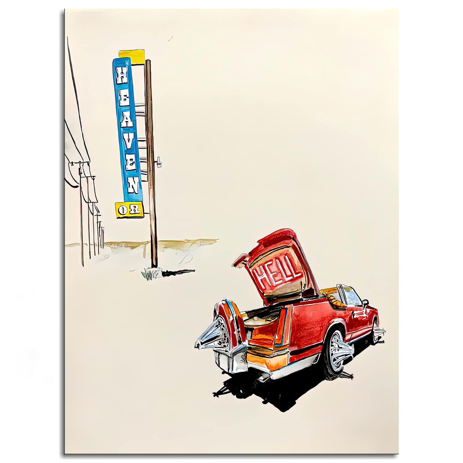 Don Toliver Heaven Or Hell Canvas Print - 20