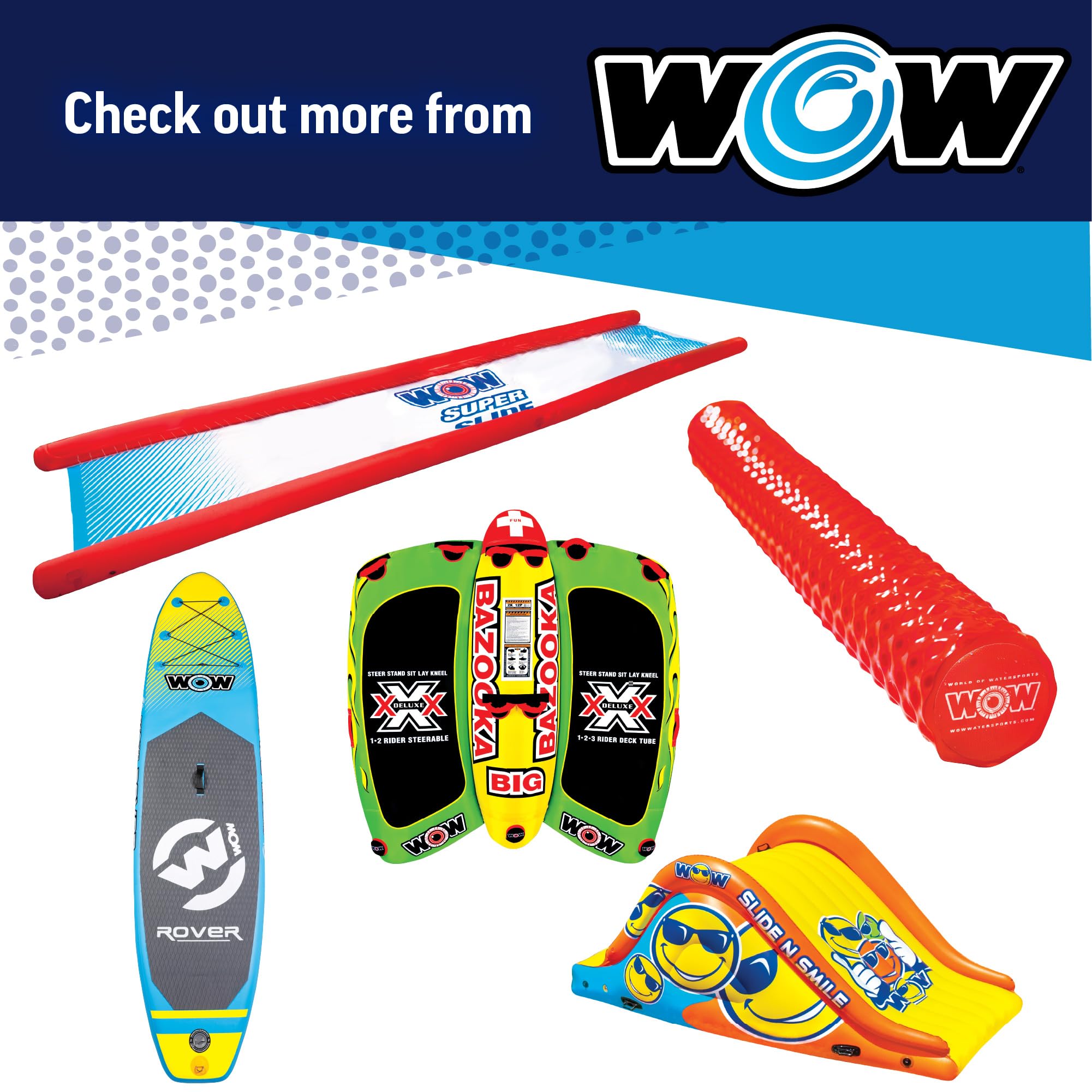 WOW World of Watersports Beach Bronco High Back Floating Pool Seat - Durable Saddle Float for Relaxing in Pools, Lakes, and Beaches