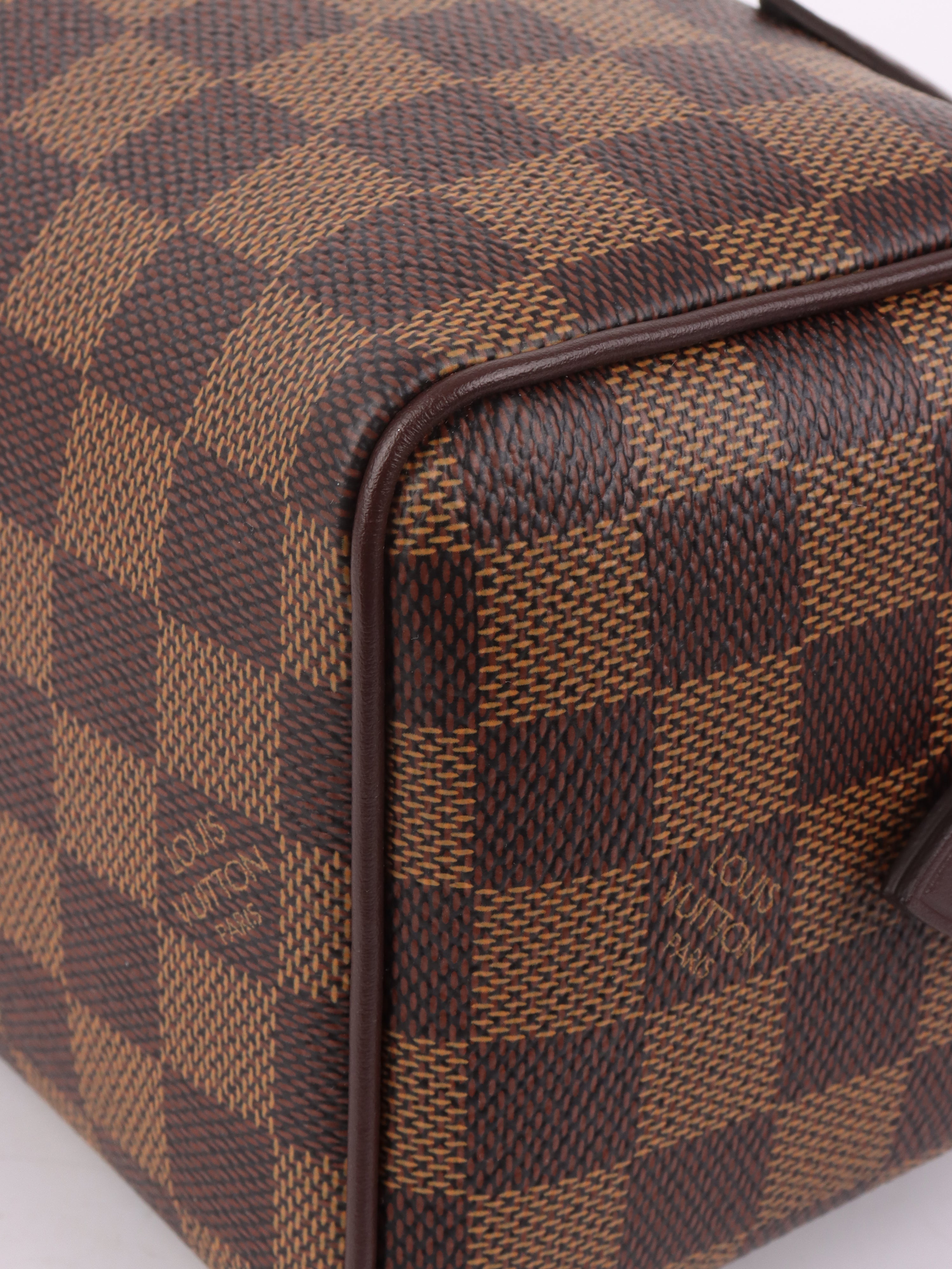 Louis Vuitton Damier Ebene Speedy 20 Bandouliere Crossbody Bag - Luxury Designer Handbag for Women, Perfect for Work, Travel & Everyday Use