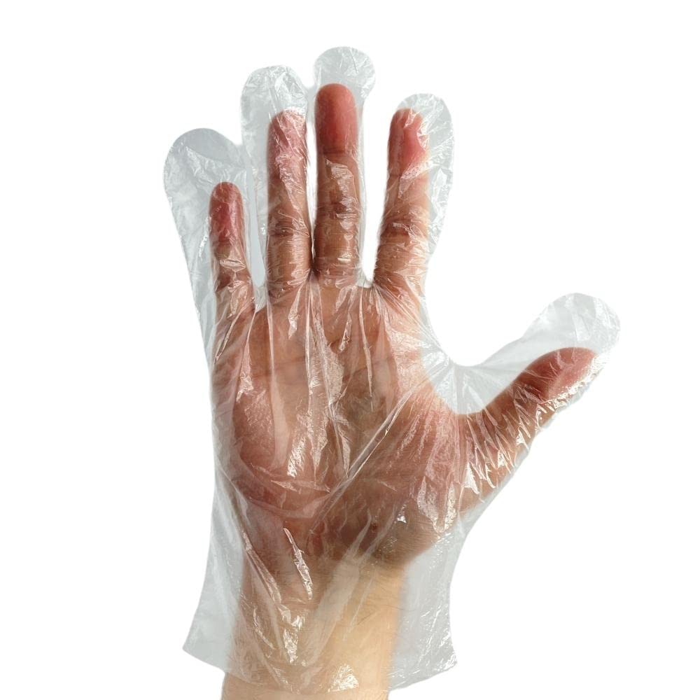Disposable Food Gloves - Clear Vinyl Cooking Gloves, Medium Size, 2.0 Mil Thick, 4000 Pack - Perfect for Food Handling, Cooking, Baking & Food Service Industry