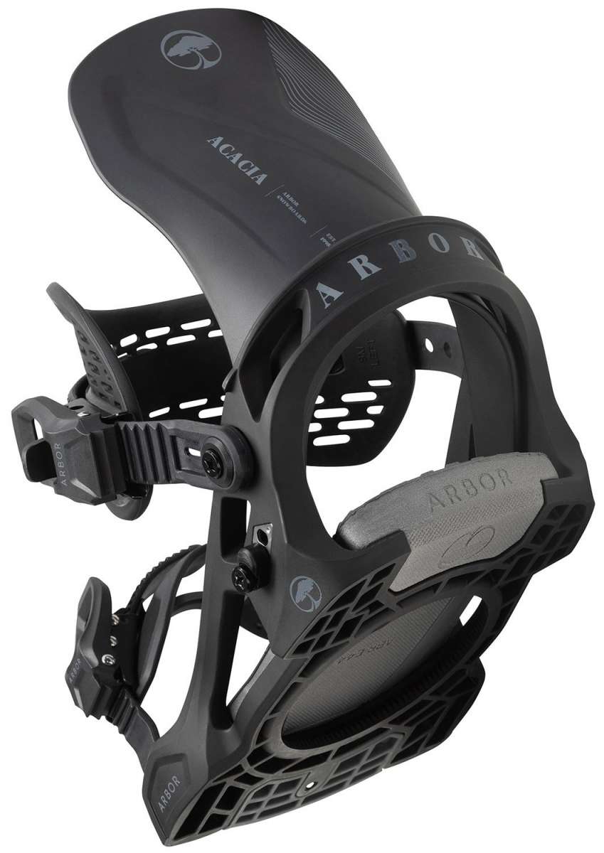 Arbor Women's Acacia Snowboard Bindings 2024 - Lightweight & Responsive for All-Mountain Riding - Perfect for Freestyle & Powder Snowboarding
