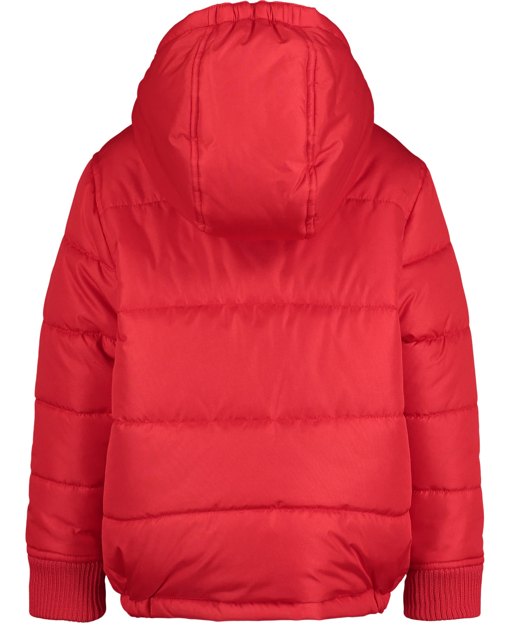 Nautica Boys' Heavyweight Hooded Bubble Jacket with Polar Fleece Lining - Warm Winter Coat for Outdoor Play, School & Snow Activities
