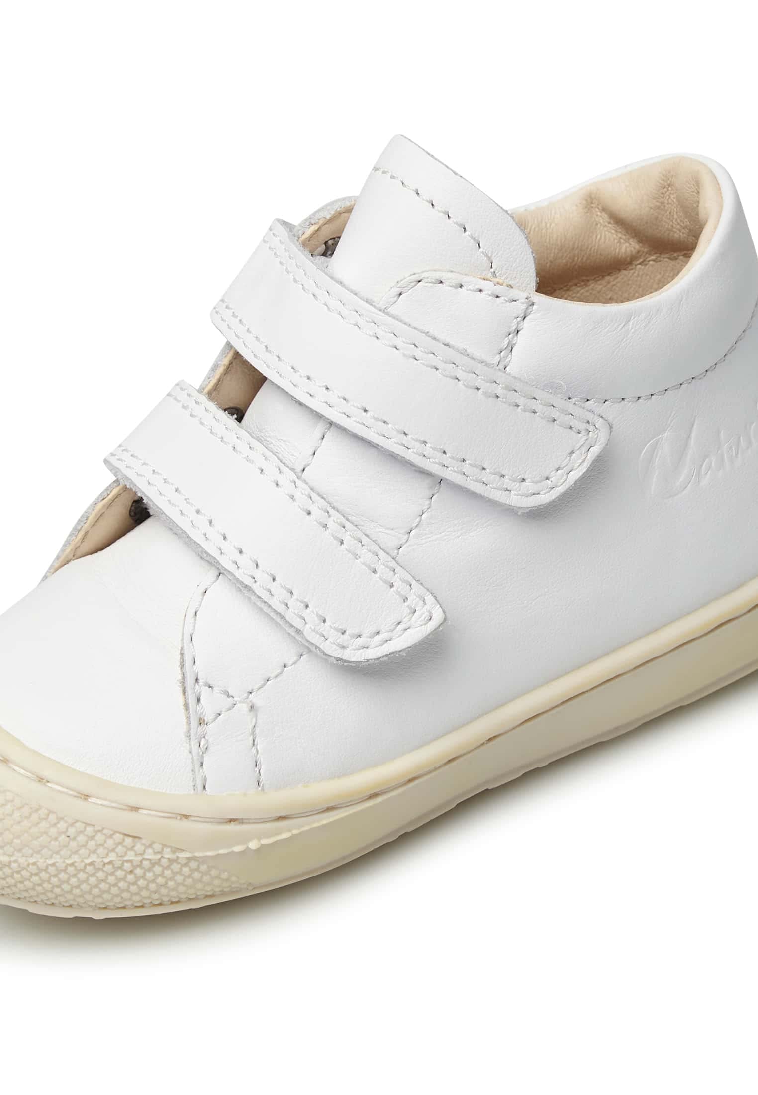 Naturino Baby Girls Cocoon VL White Leather Shoes - EU 21 / US 5 Toddler Size - Comfortable First Walkers for Toddlers - Perfect for Special Occasions & Everyday Wear