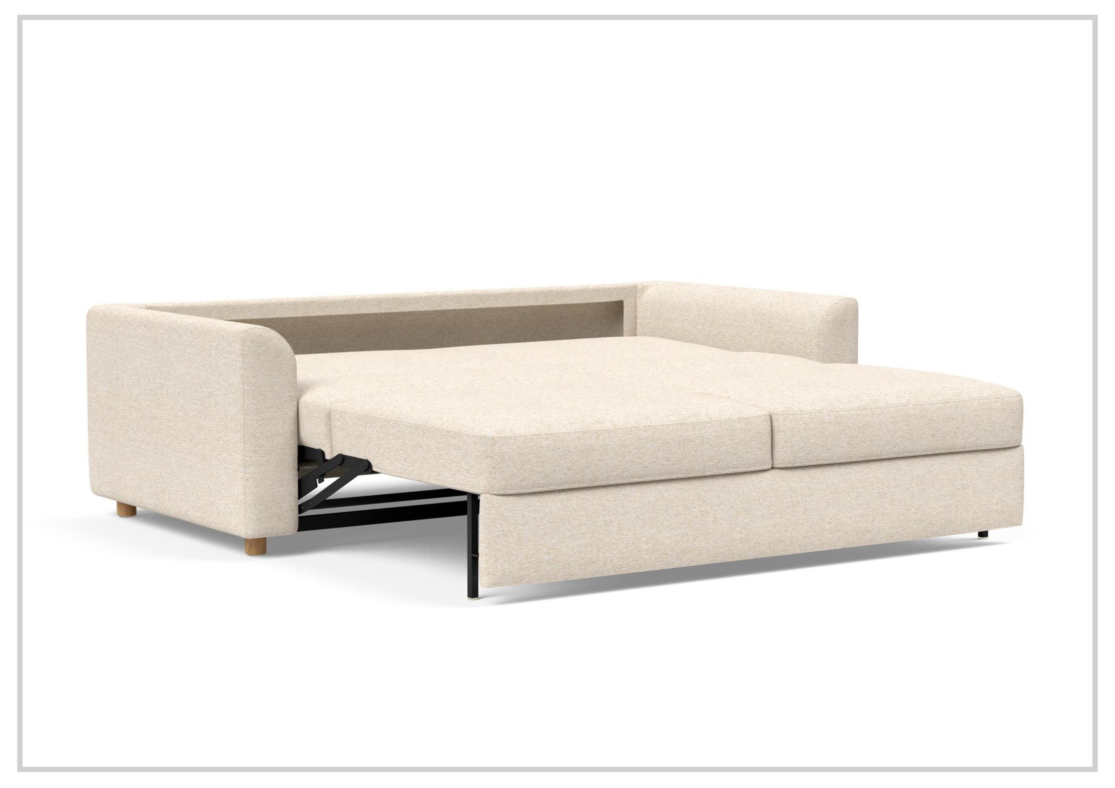 Innovation Living Neah Fabric 2-Seater King Size Sleeper Sofa Bed - Convertible Comfort for Small Spaces & Guest Rooms
