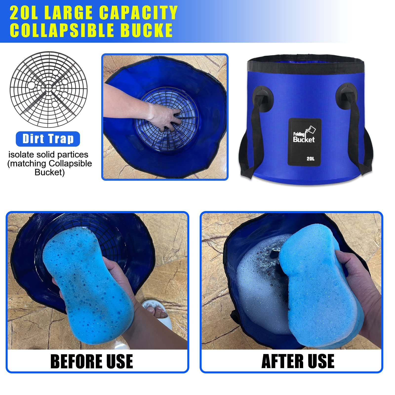 21Pcs Car Wash Kit with 62