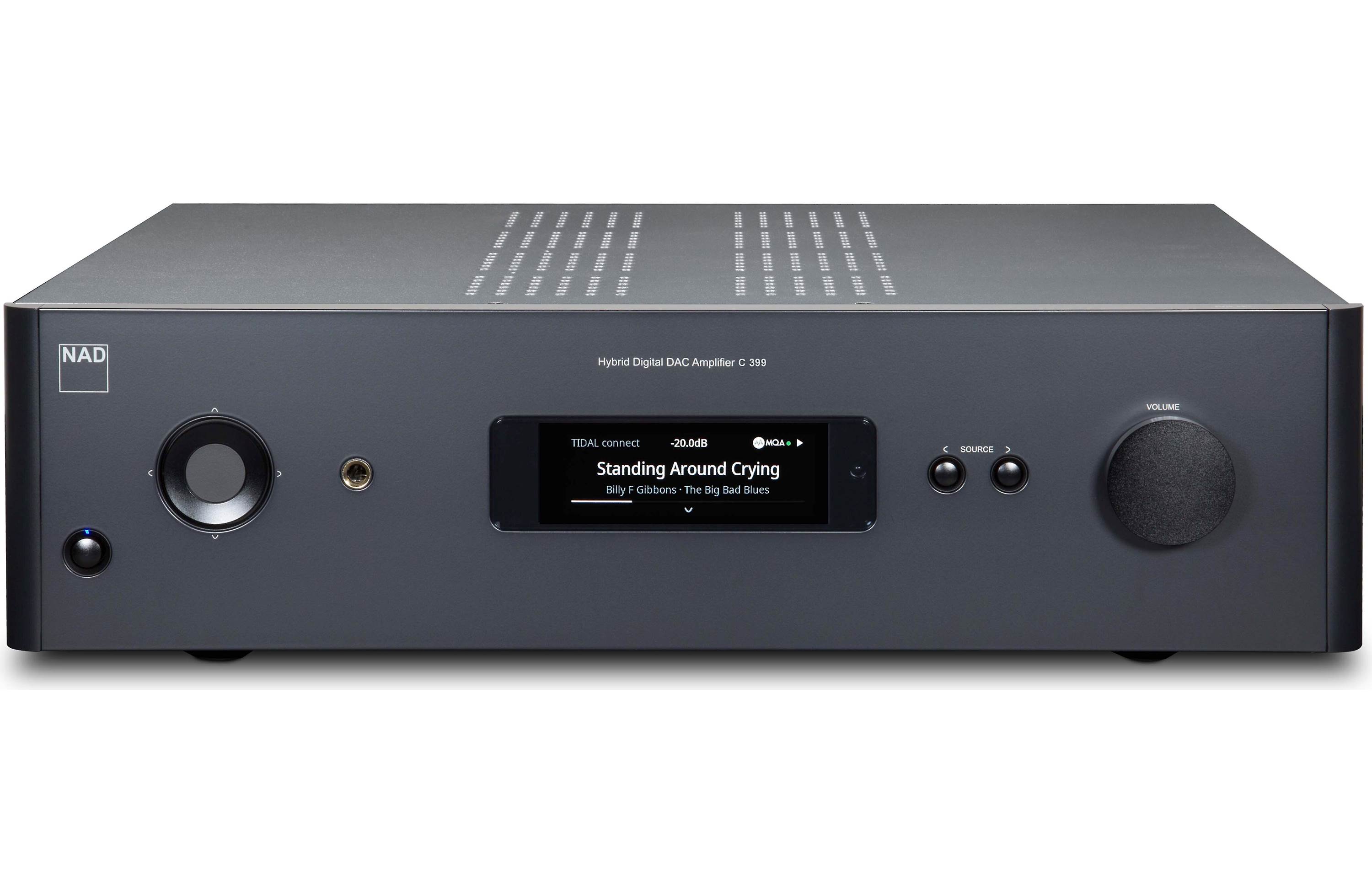 NAD Electronics C399 Hybrid Digital DAC Integrated Amplifier with Bluetooth - High-Fidelity Audio for Home Theater & Music Listening