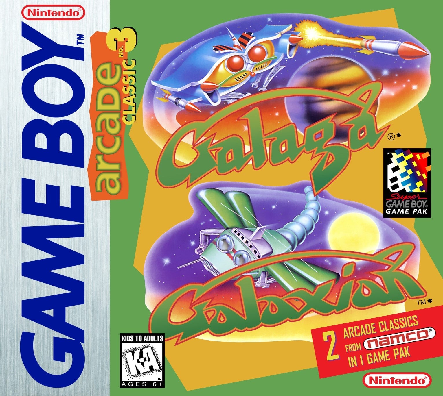 Arcade Classic 3: Galaga & Galaxian - Retro Video Game Bundle for Nintendo Switch | Perfect for Home Entertainment & Gaming Parties