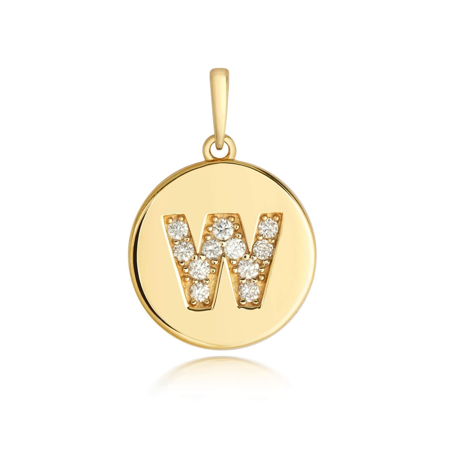 Personalized Diamond Initial Necklace - 14K Solid Gold A-Z Letter Pendant Jewelry for Women - Perfect Gift for Birthday, Anniversary & Valentine's Day