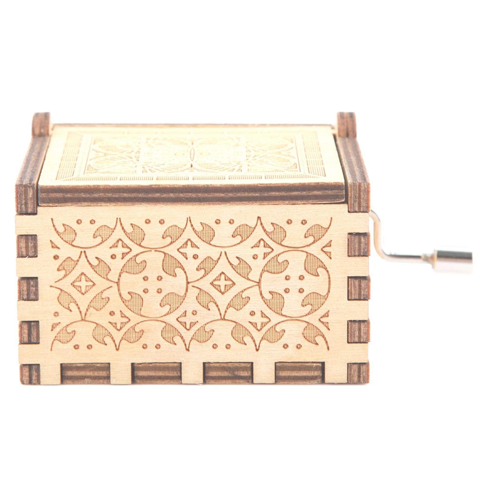 Beauty and The Beast Wooden Music Box for Kids - Handcrafted Home Decor & Gift for Birthday, Christmas | Perfect for Nursery, Bedroom, and Disney Themed Parties