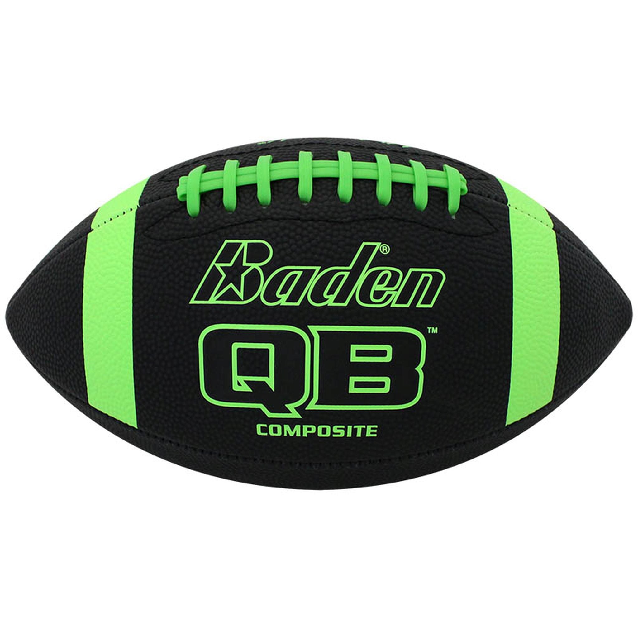 Baden QB Composite American Football - Official Size & Weight for Training & Games - Perfect for Youth, High School, and College Players