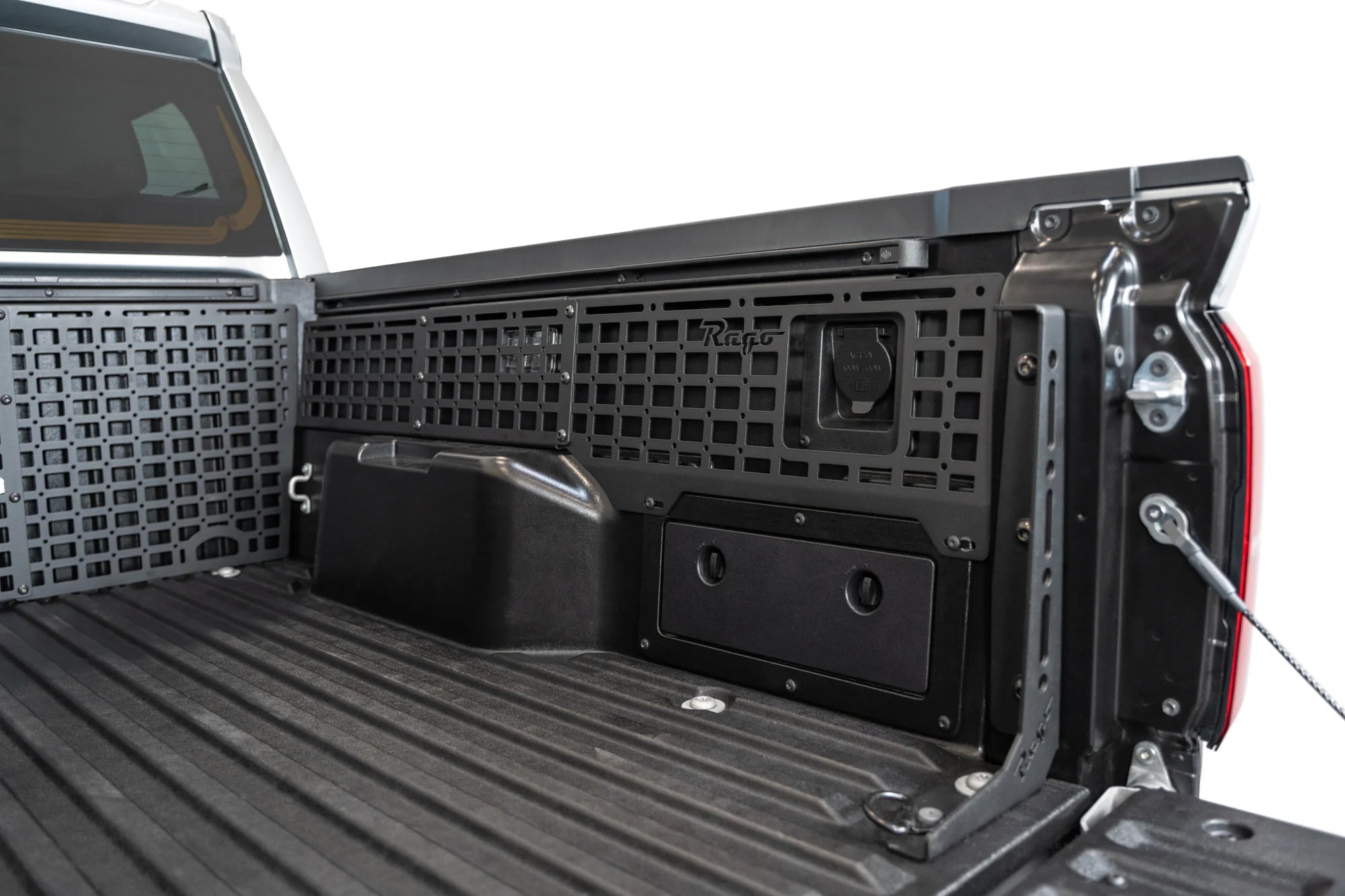 Rago Fabrication MOLLE Bed Side Panels for 2024+ Toyota Tacoma - Heavy Duty Truck Storage Solutions for Off-Road Gear & Camping Equipment