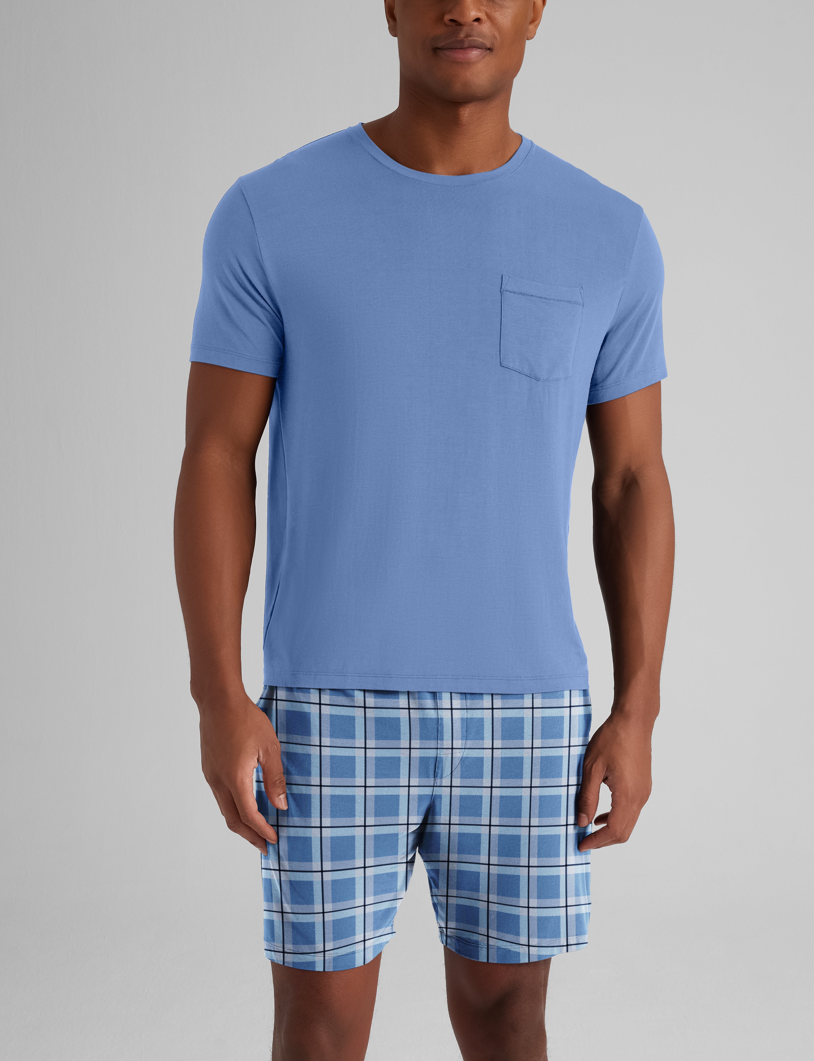 Second Skin Sleep Pocket Tee & Short Set - Ultra Soft Pajama Set for Women - Perfect for Lounging, Sleeping & Travel
