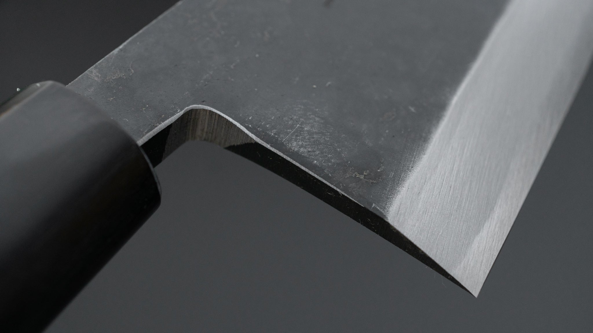 Hitohira White #2 Kurouchi Deba 165mm Japanese Chef Knife with Ho Wood Handle - Professional Sushi & Fish Filleting Knife for Kitchen & Culinary Use