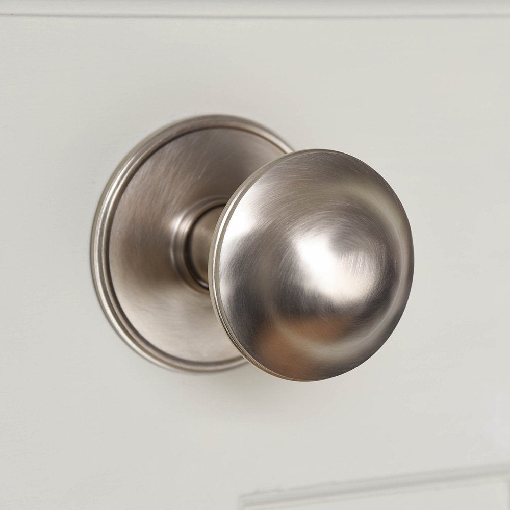 Satin Nickel Large Round Door Pull - Elegant Cabinet & Drawer Handle for Modern Home Décor - Perfect for Kitchen, Bathroom, and Furniture Upgrade