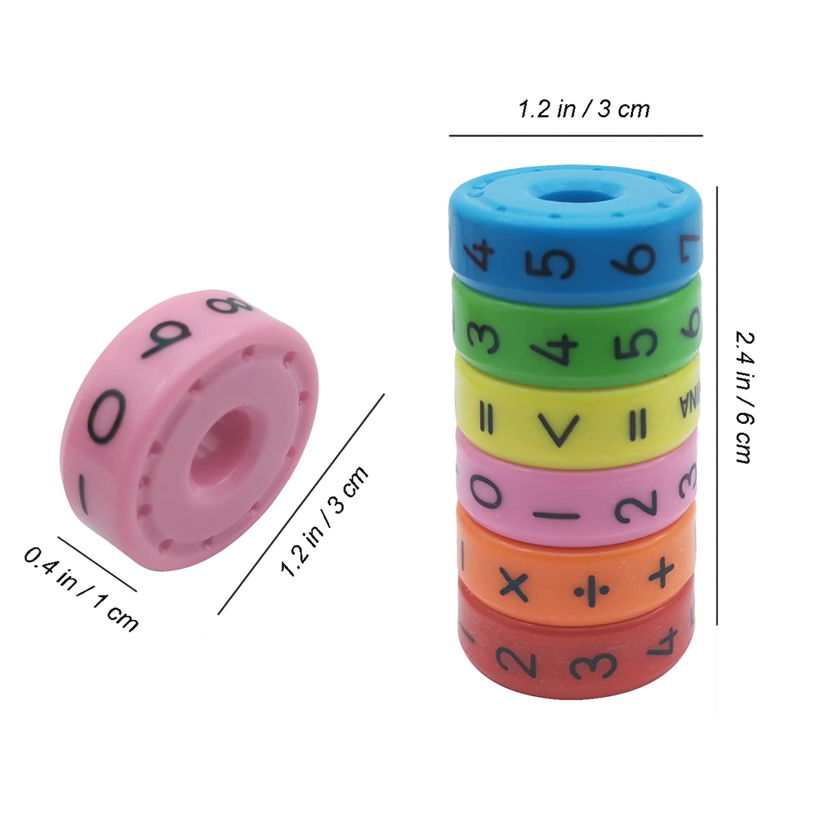 MICKYU Magnetic Math Toys for Kids - Montessori Preschool Learning Abacus Counting Toy with Numbers - Perfect for Homeschooling & Early Childhood Education