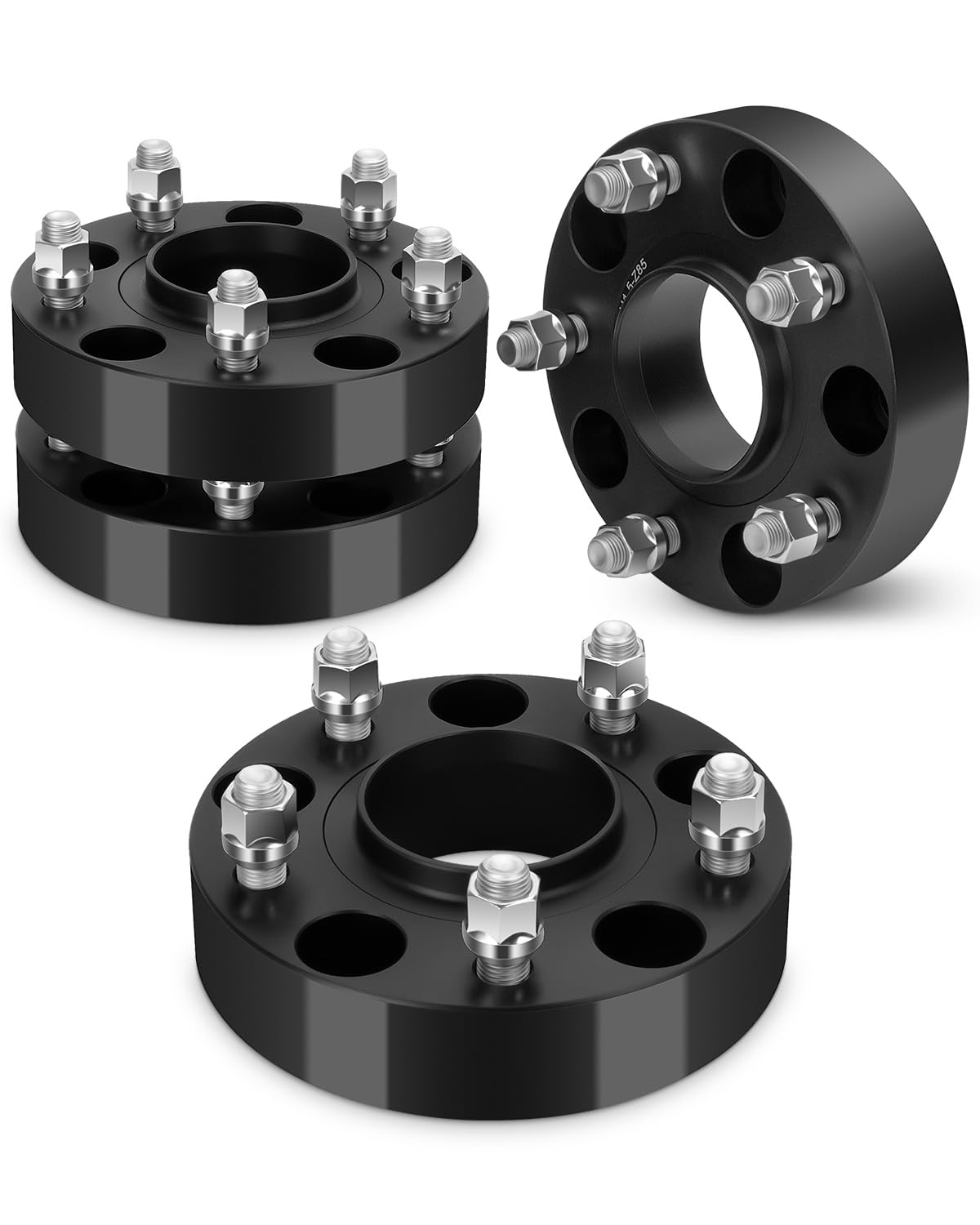 Dynofit 1.5 Inch 5x5.5 Wheel Spacers (4-Pack) - Hub Centric 77.8mm Forged Spacers with 9/16-18 Thread Pitch - Compatible with 2002-2010 Ram 1500, 2005-2011 Dodge Dakota & 2004-2009 Durango - Perfect for Off-Roading, Lifted Trucks & Custom Wheel Fitment