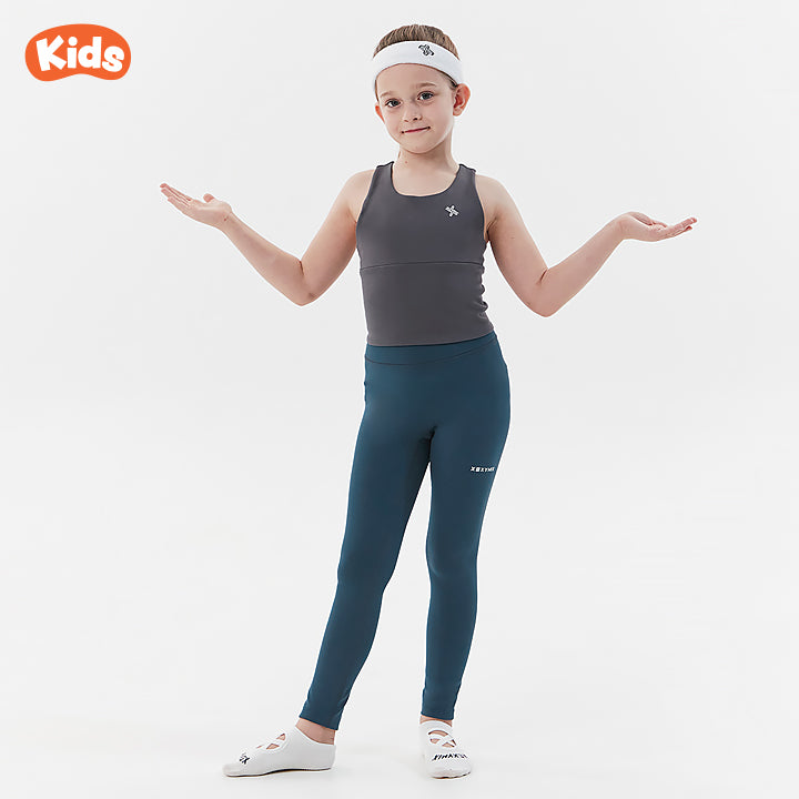 XELLA™ Kids Leggings - Soft Stretchy Comfortable Yoga Pants for Girls & Boys - Perfect for Playtime, School & Sports Activities