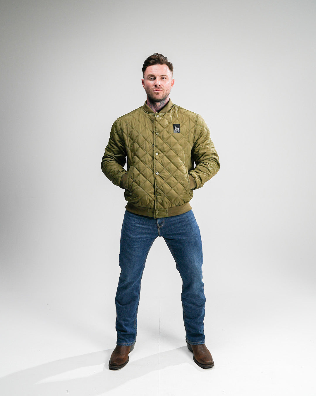 Men's Olive Green Bomber Jacket - Lightweight Casual Outerwear for Fall & Spring | Perfect for Streetwear, Travel & Everyday Fashion