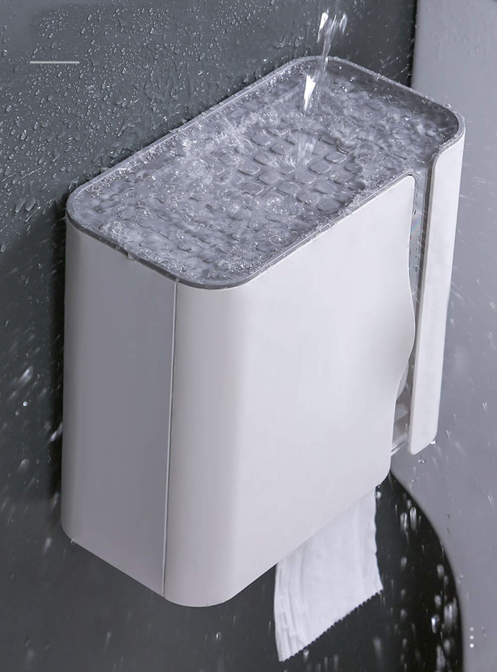 WFF Large Capacity Wall-Mounted Magnetic Locker - Bathroom & Living Room Storage Organizer for Toilet Paper, Tissues & Essentials | Space-Saving No-Drill Design for Homes, Apartments & Dorms
