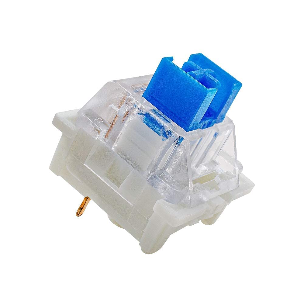 OUTEMU Blue Switch 3-Pin - Cherry MX Equivalent for Mechanical Keyboard (20 PCS) - Gaming & Typing