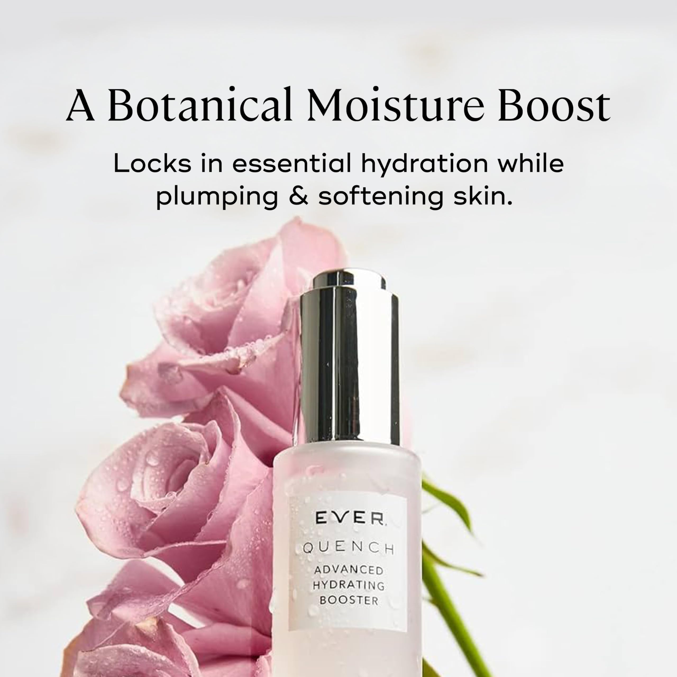 EVER Advanced Hydrating Serum with Hyaluronic Acid & Peptides - Anti-Aging Face Moisturizer for Women, Reduces Fine Lines & Wrinkles, 1 fl oz - Perfect for Daily Skincare Routine & Nighttime Hydration