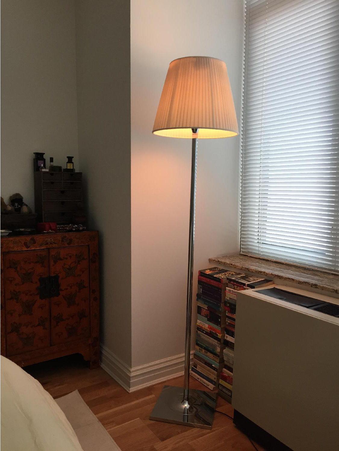 Chrome Prism Floor Lamp - Modern LED Standing Light for Living Room, Bedroom & Office - Adjustable Brightness, Energy Efficient Home Decor Lighting