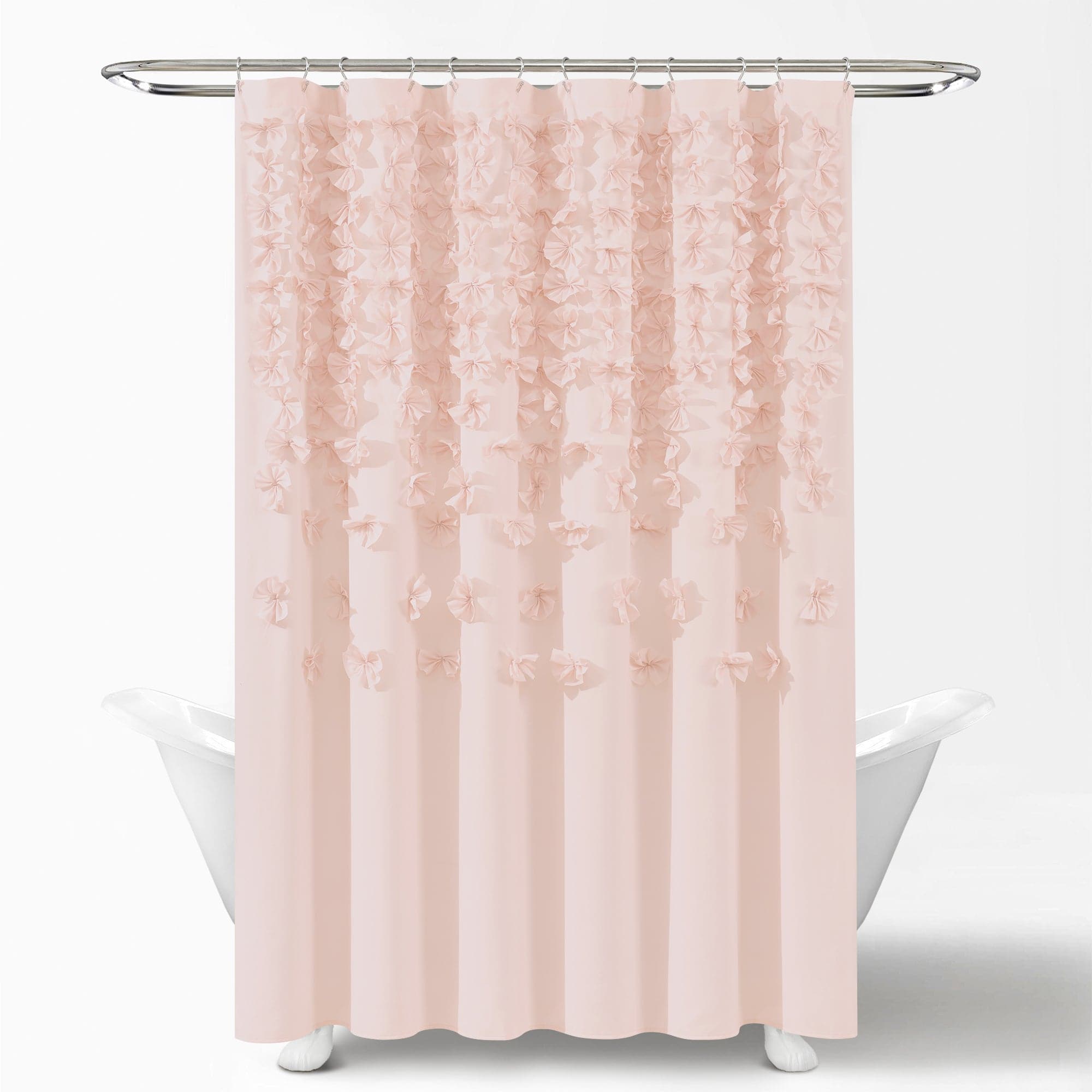 Lucia Waterproof Polyester Shower Curtain - Elegant Bathroom Decor for Modern Homes | Perfect for Bathrooms, Showers & Spa Retreats