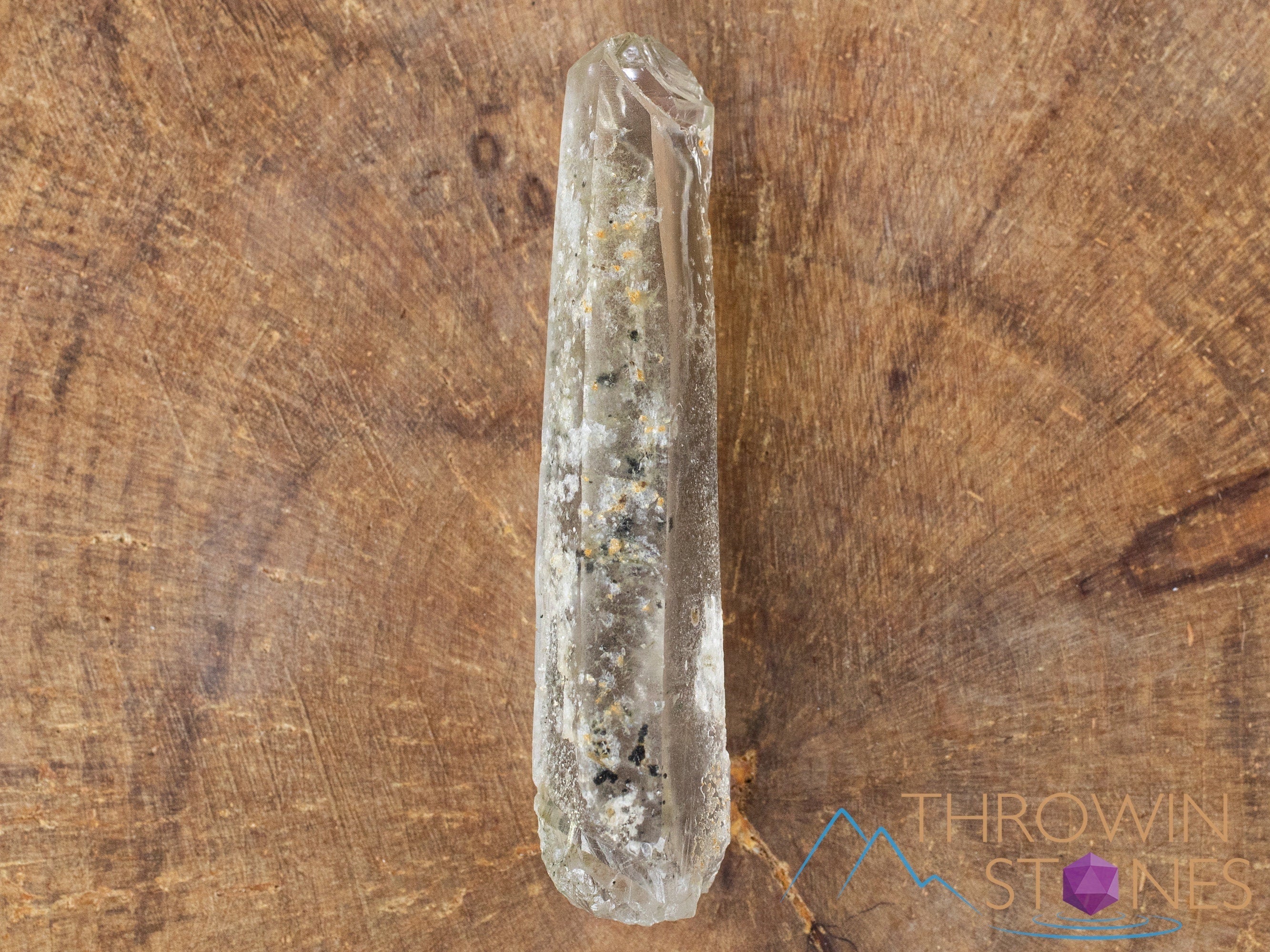 Natural Raw Citrine Crystal Point - Authentic Healing Stone, November Birthstone, Spiritual Home Decor, Raw Crystals & Gemstones for Meditation, Reiki, Yoga & Positive Energy (41439)
