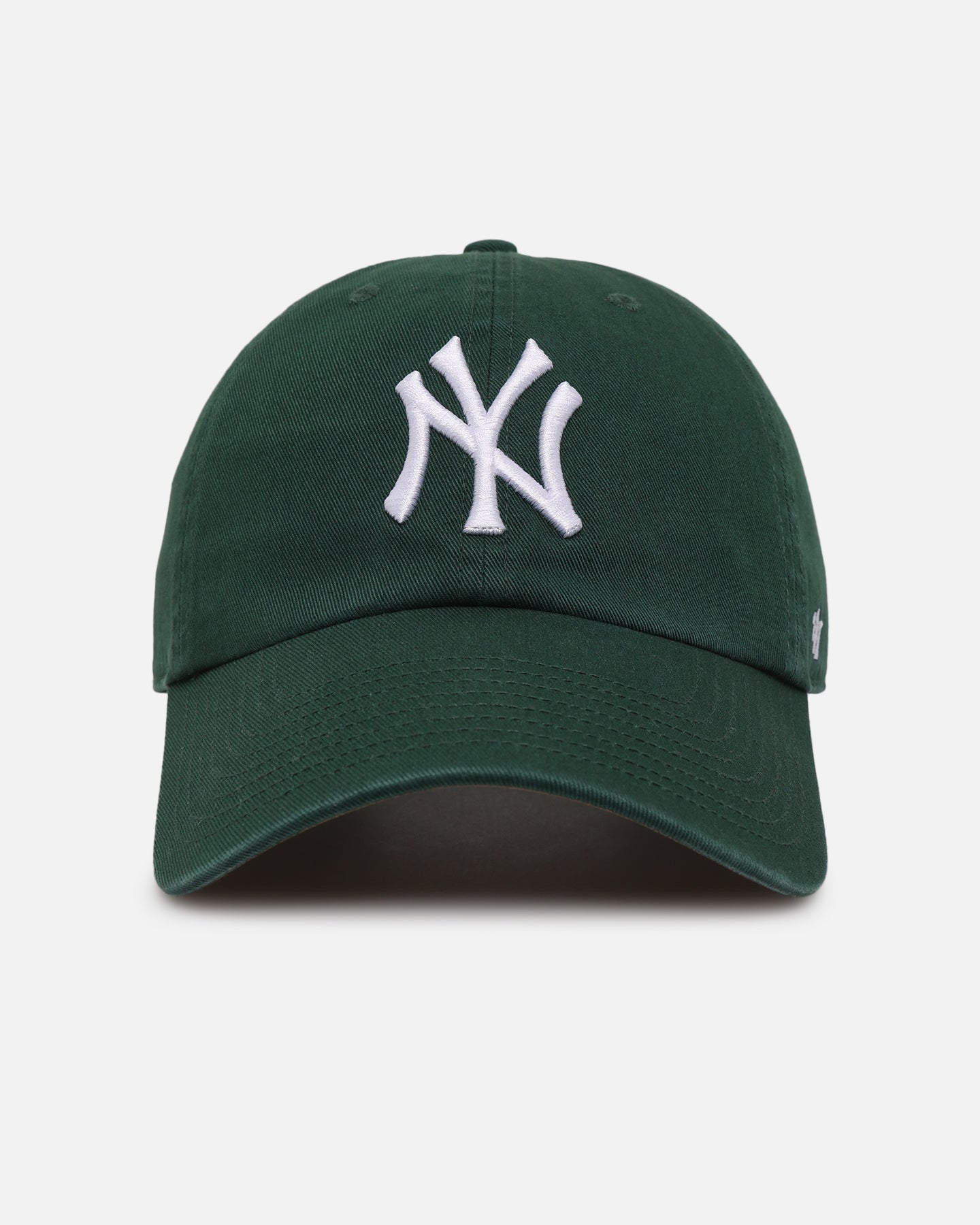 New York Yankees 'Yankees Colour Wheel' 47 Clean Up Adjustable Strapback Cap - Dark Green for Baseball Games, Streetwear & Casual Outfits